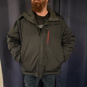 Polo Sport Men's Black Ski Jacket with Hood